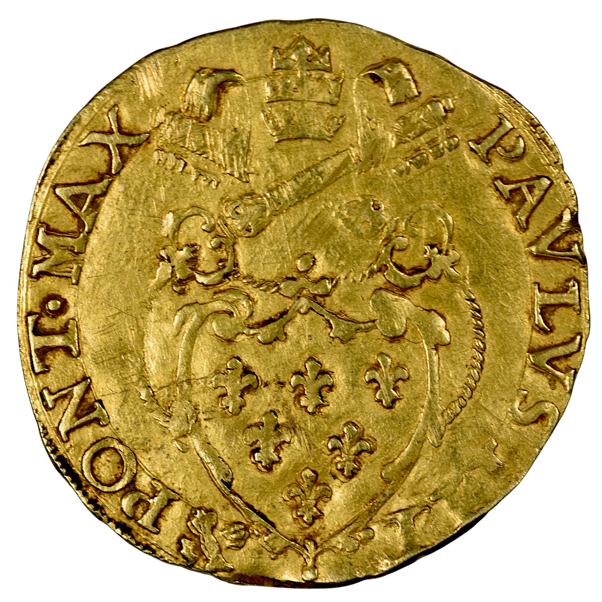 PAUL III SCUDO OR AVERS