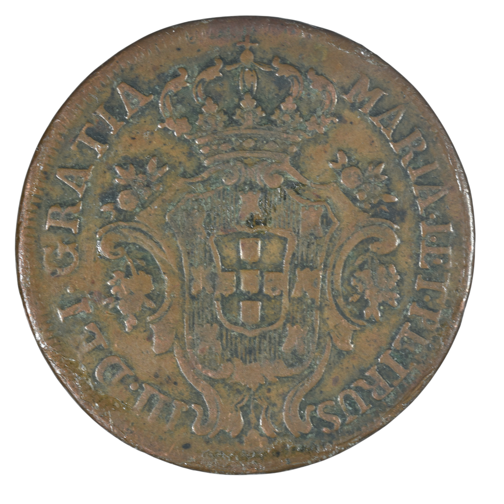 PORTUGAL 5 REIS 1785 REVERS