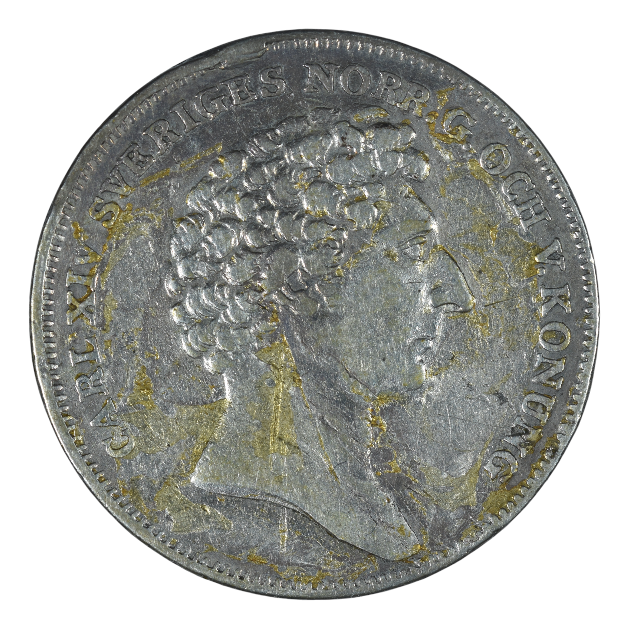 SUEDE CHARLES XIV RIKSDALER AVERS