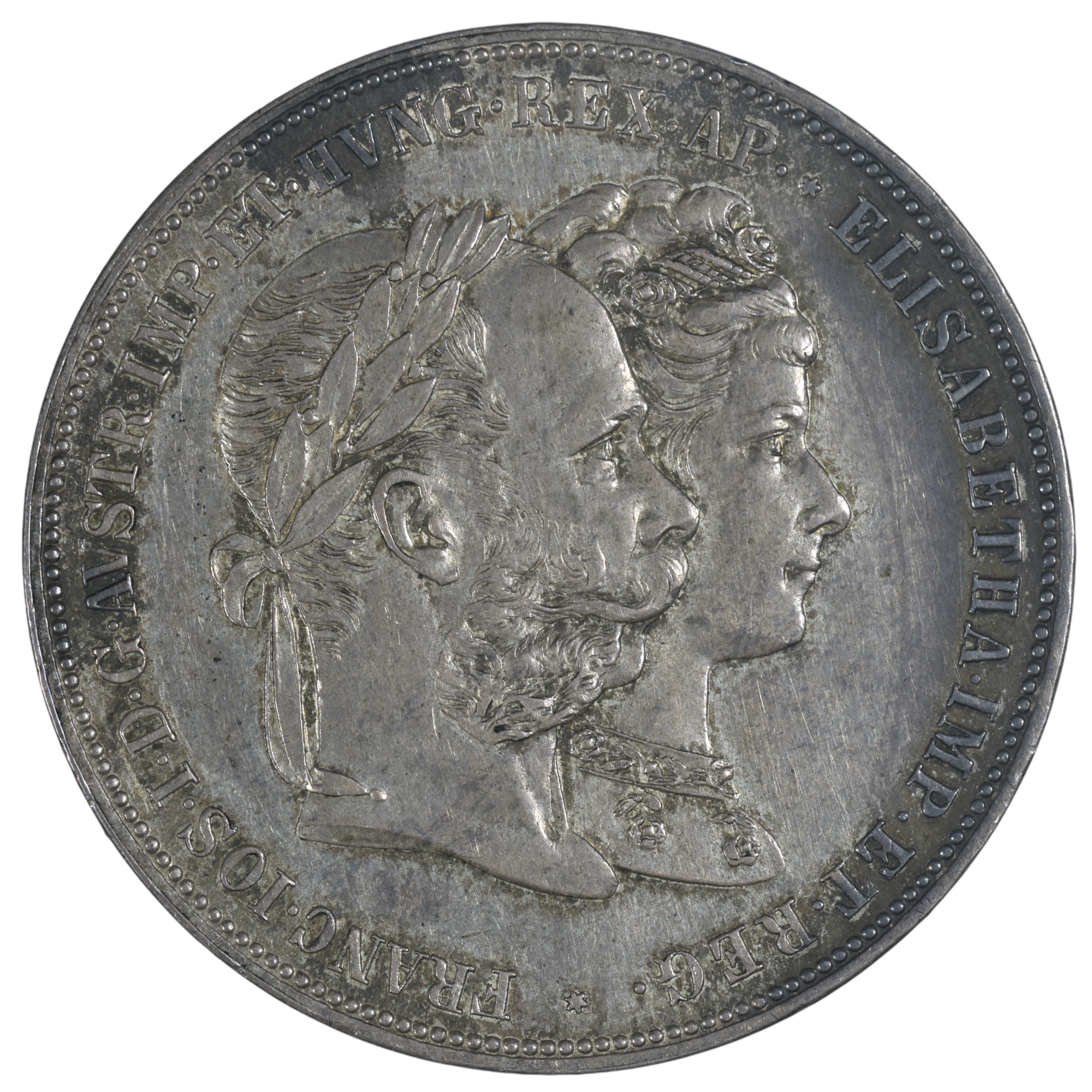 AUTRICHE 2 FLORIN 1879 AVERS