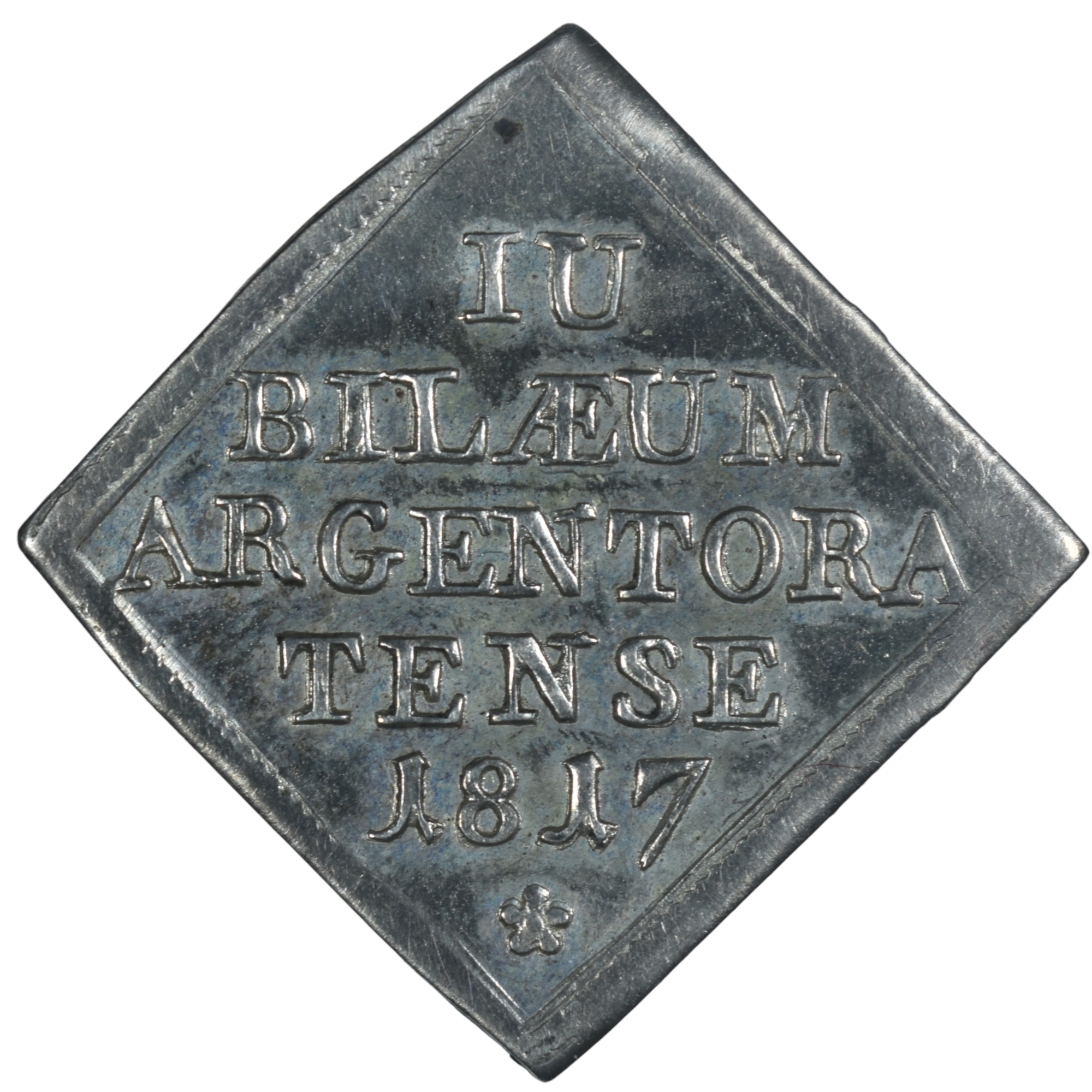 FEODALE KLIPPE STRASBOURG 1817 REVERS