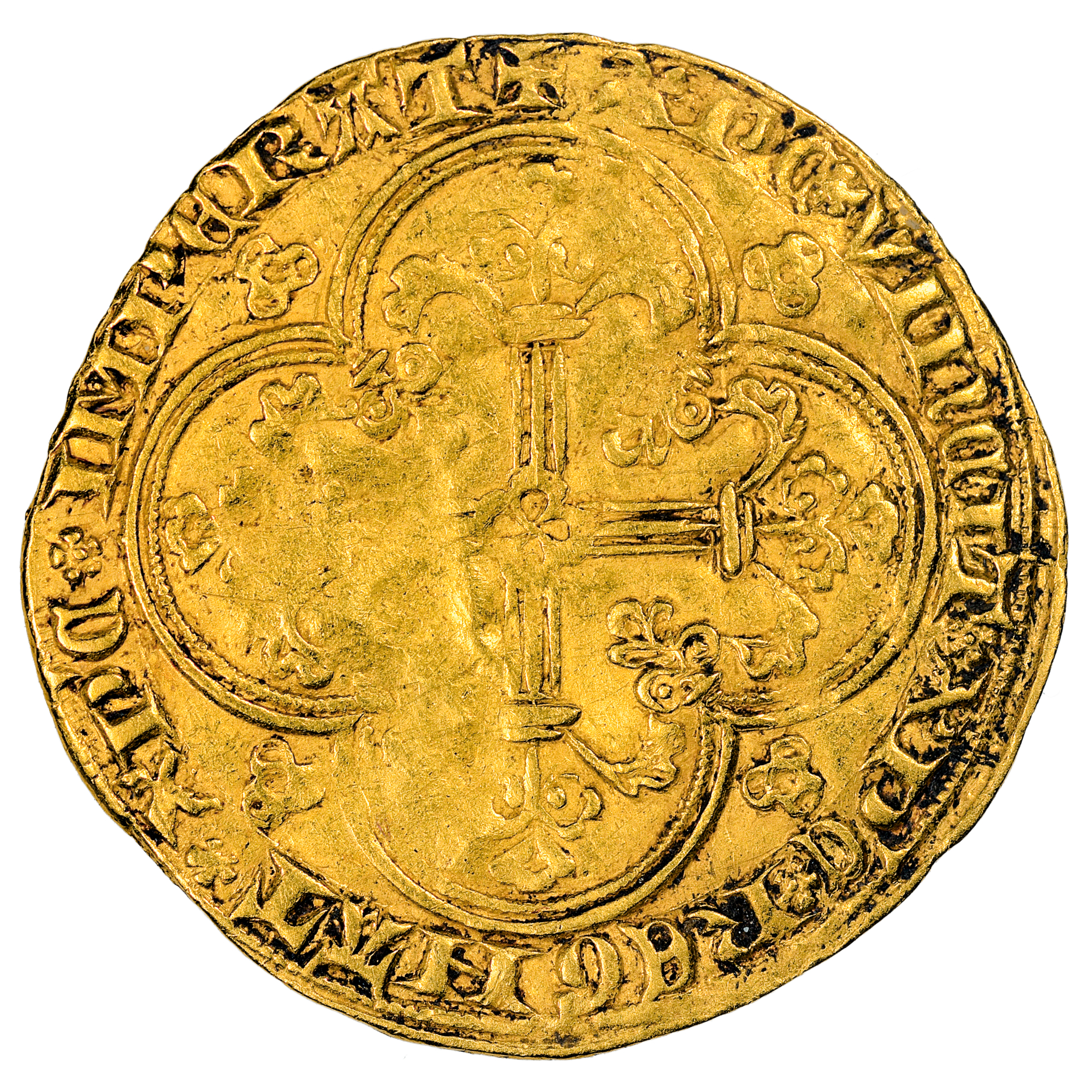 JEAN LE BON FRANC A CHEVAL OR REVERS