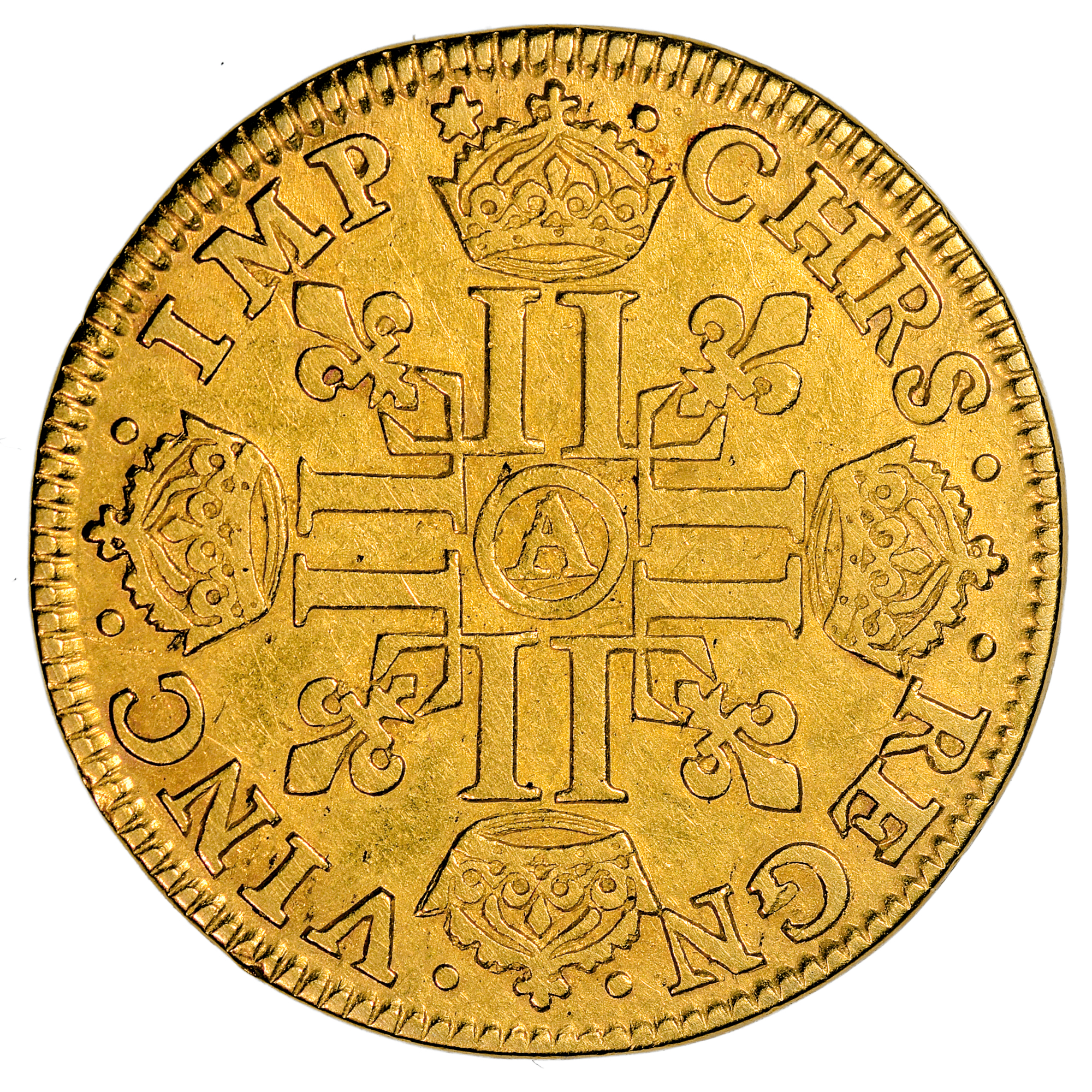 LOUIS XIII LOUIS OR 1641 PARIS REVERS