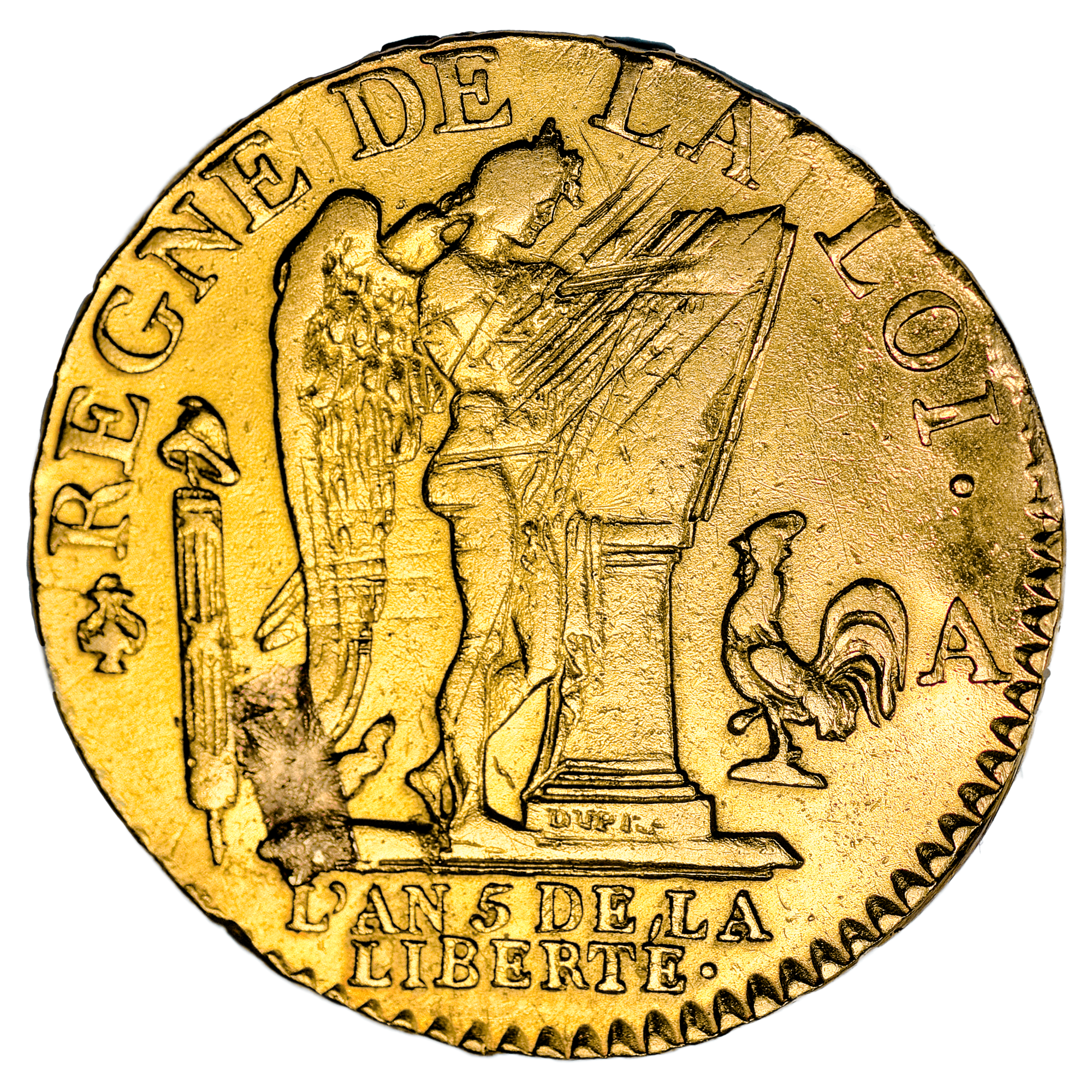 LOUIS XVI 24 LIVRES 1793 REVERS