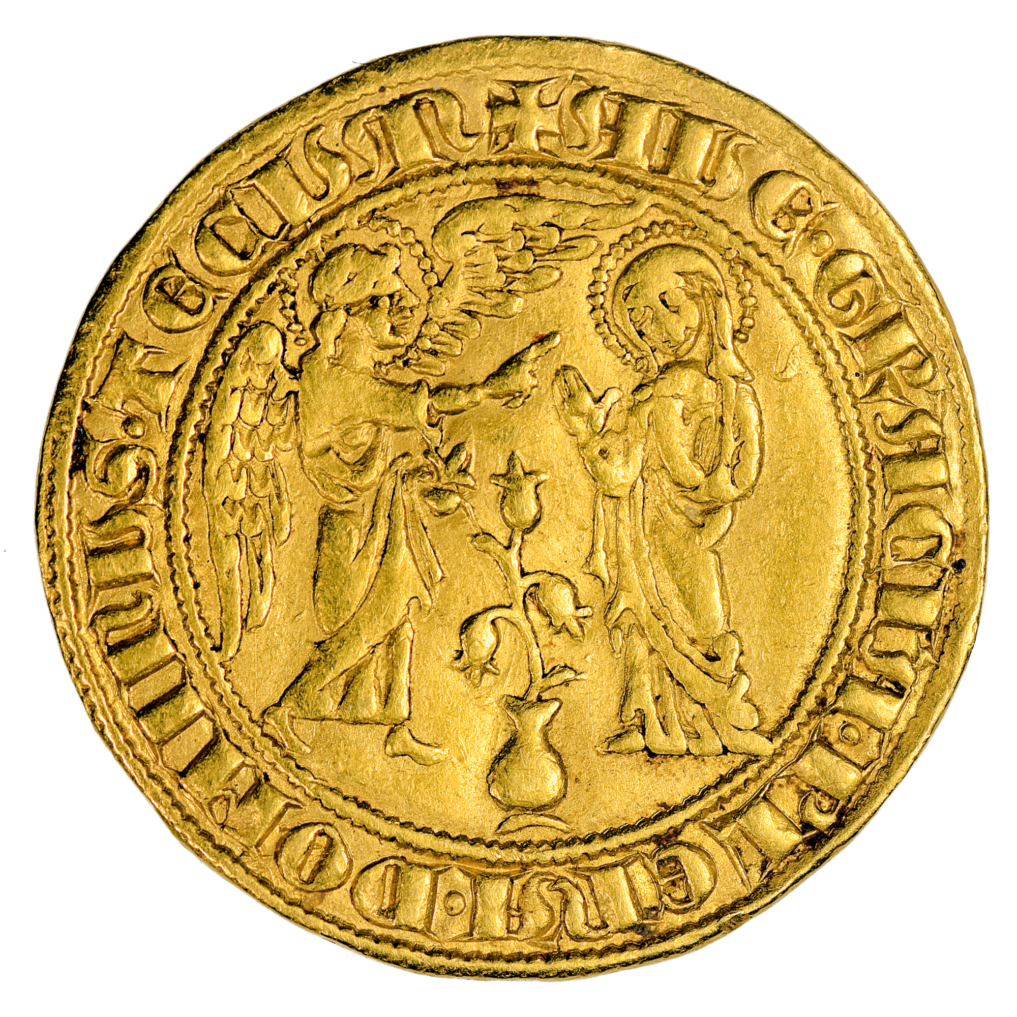 CHARLES II ANJOU SALUT OR NAPLES AVERS