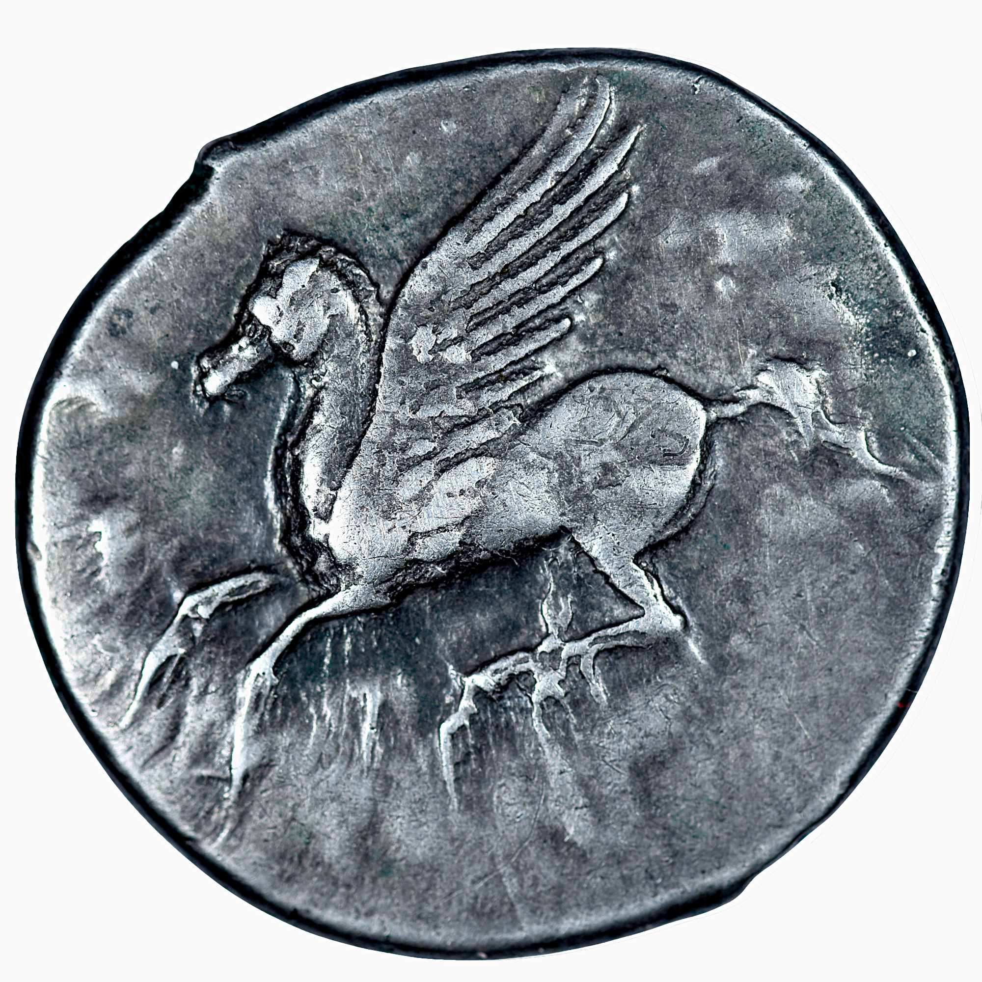 CORINTHE STATERE ARGENT REVERS