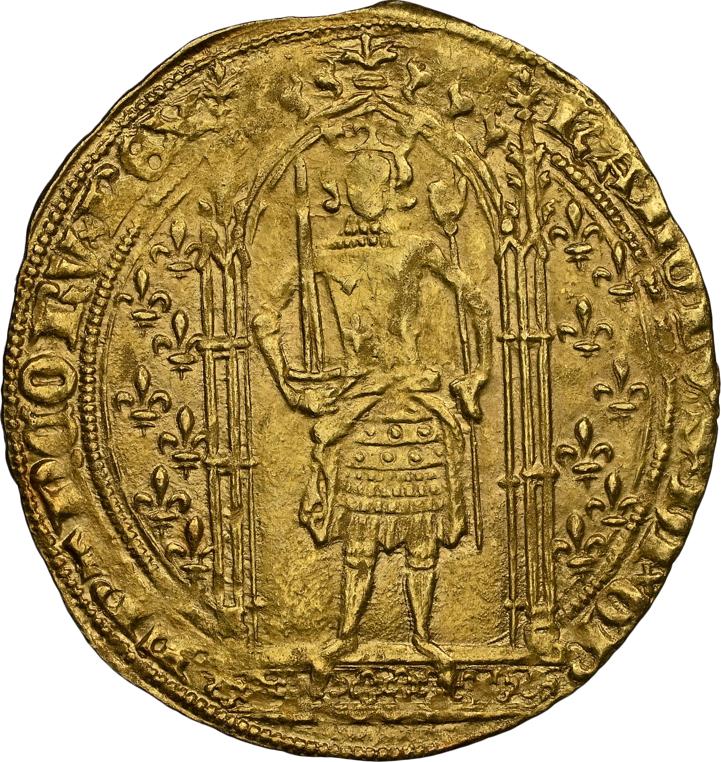 Charles V - Franc à pied - or - NGC MS 62