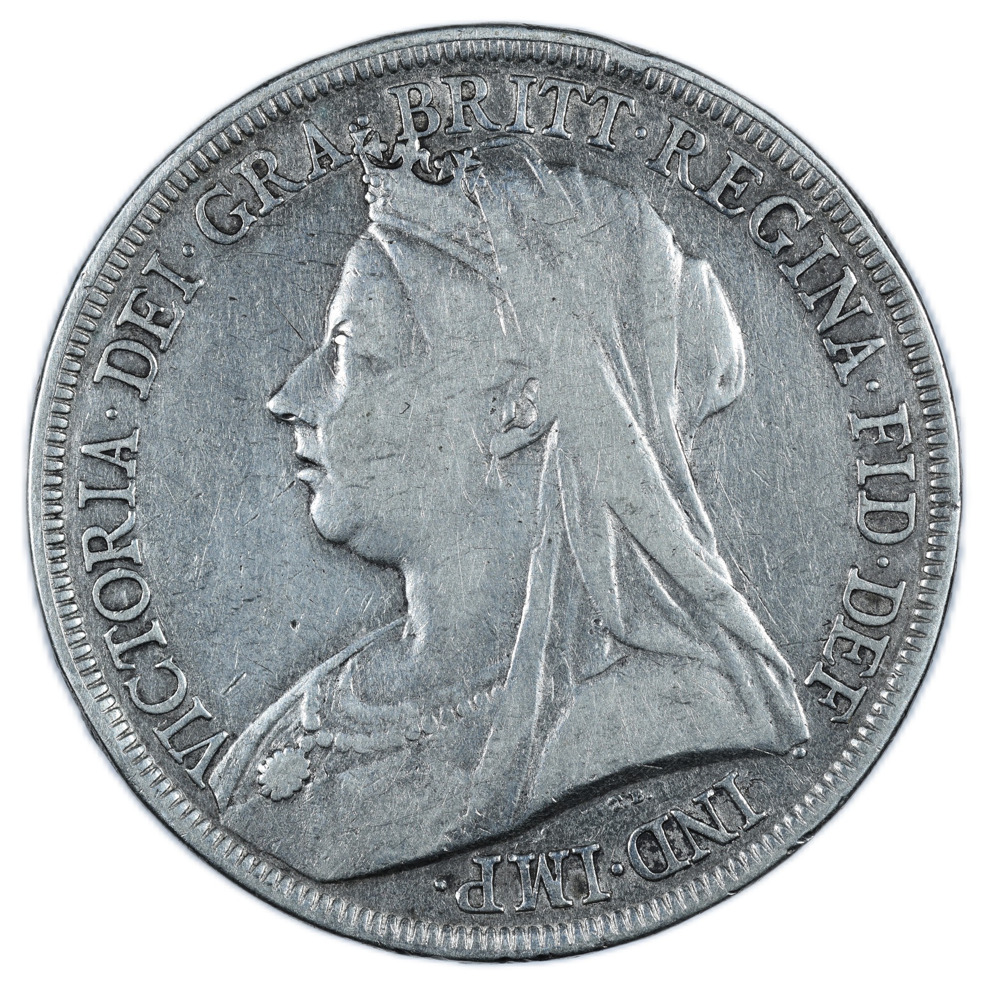 ANGLETERRE CROWN 1896 AVERS