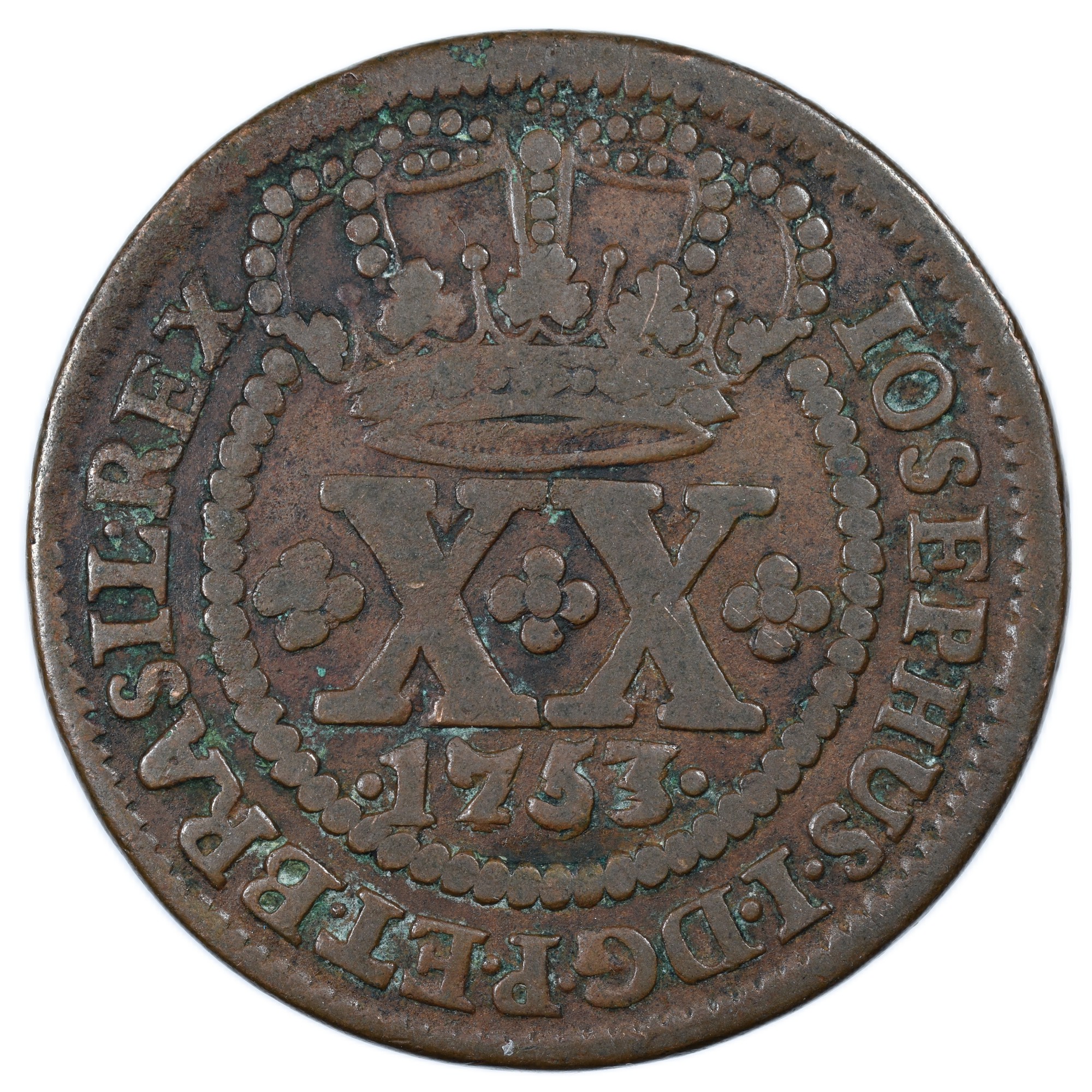 Brésil - XX Reis - 1753 - Lisbonne