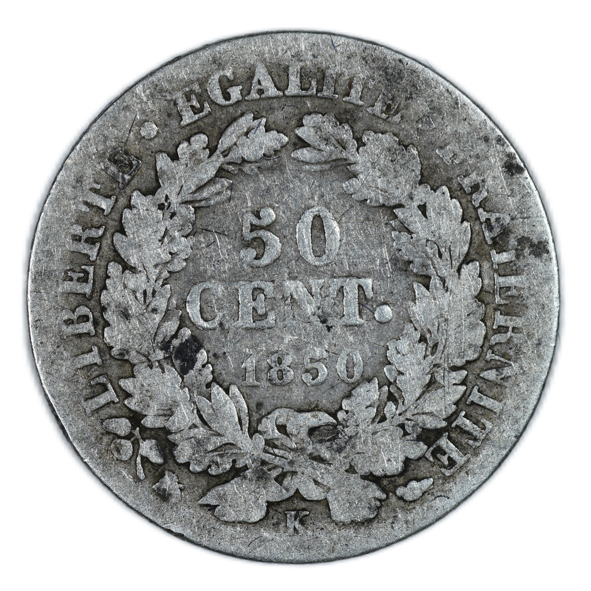 CERES 50 CENTIMES 1850 BORDEAUX AVERS