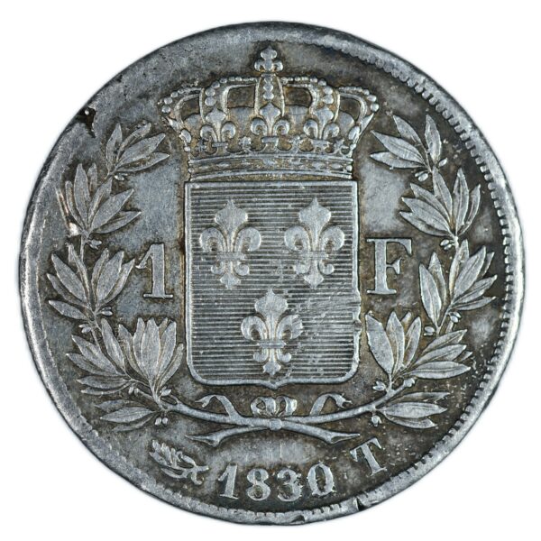 Charles X - Un Franc - 1830 T Nantes - 8.859 exemplaires