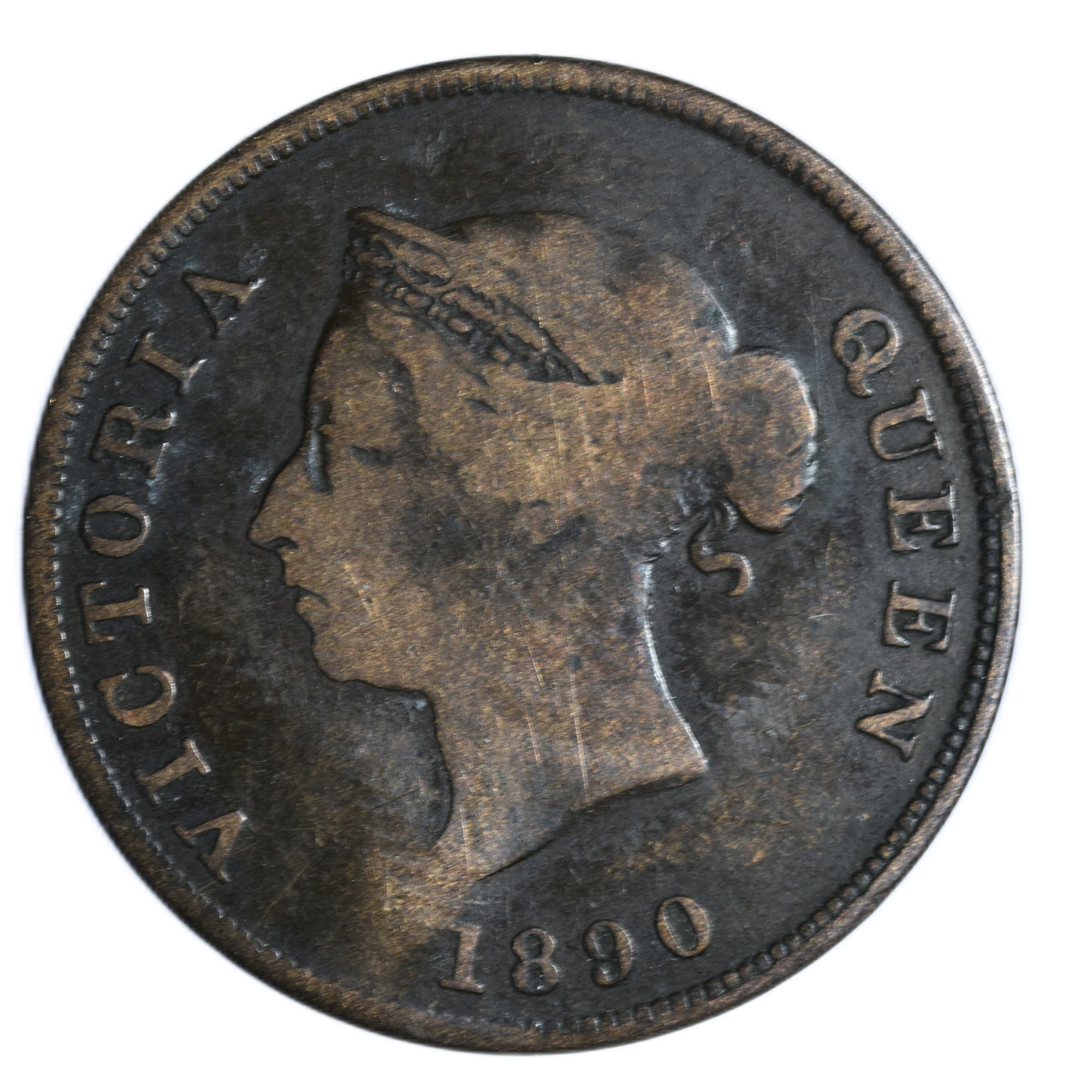 CHYPRE HALF PIASTRE 1890 AVERS