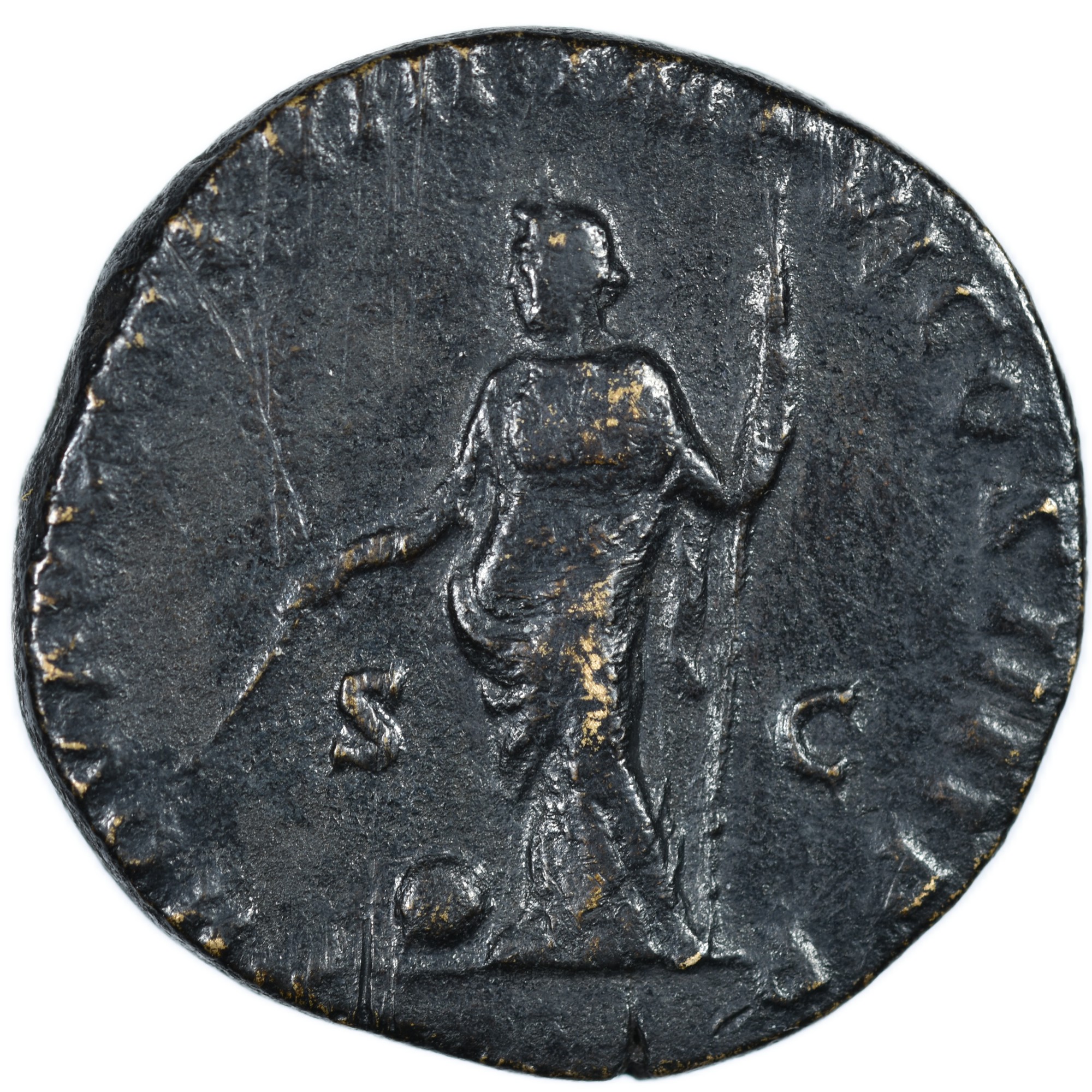 COMMODE SESTERCE REVERS