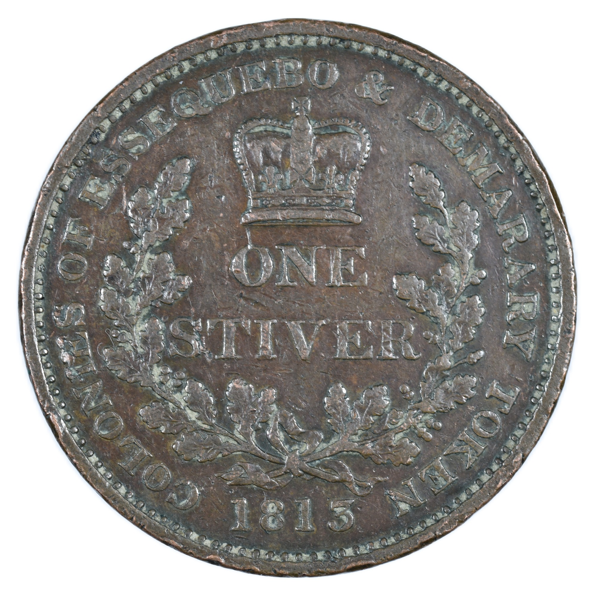 ESSEQUEBO STIVER 1813 AVERS