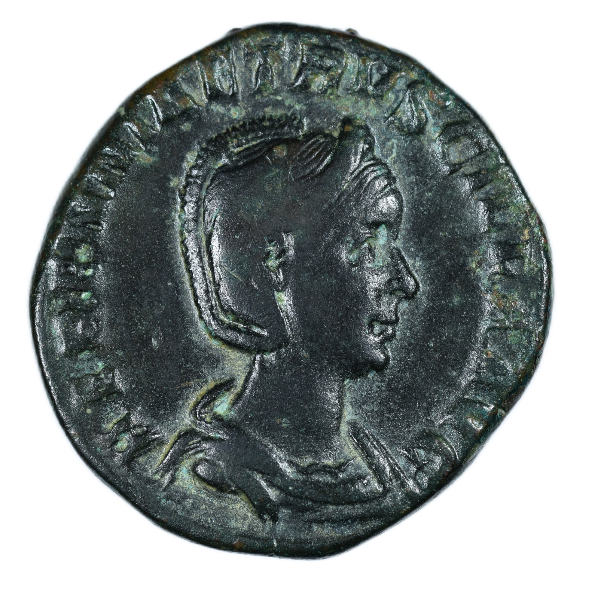 ETRUSCILLE SESTERCE AVERS ROME