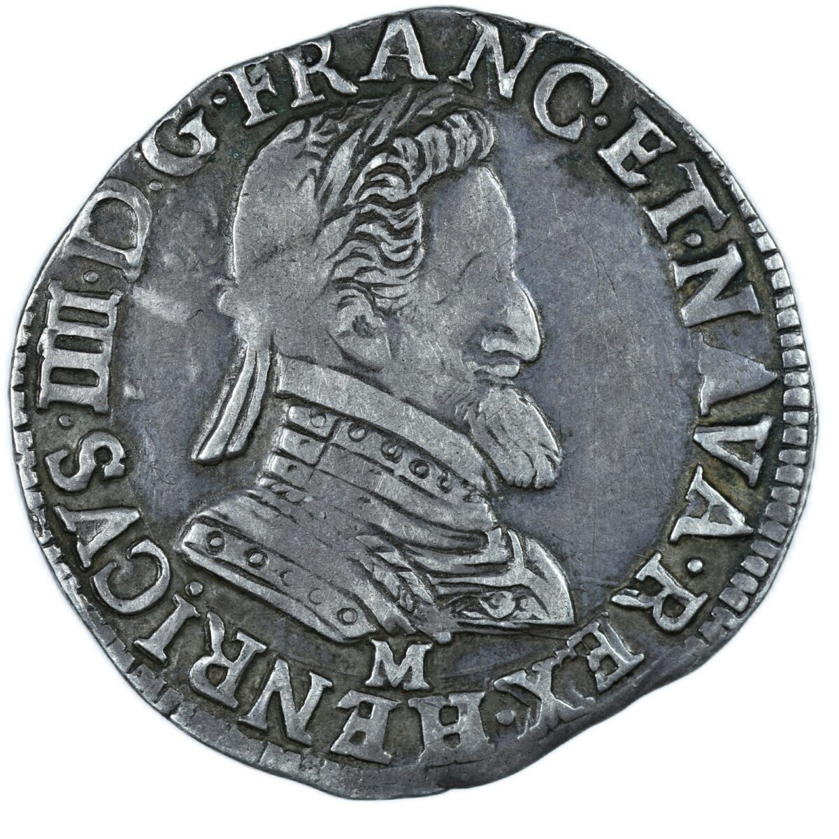 HENRI IV DEMI FRANC 1604 TOULOUSE AVERS