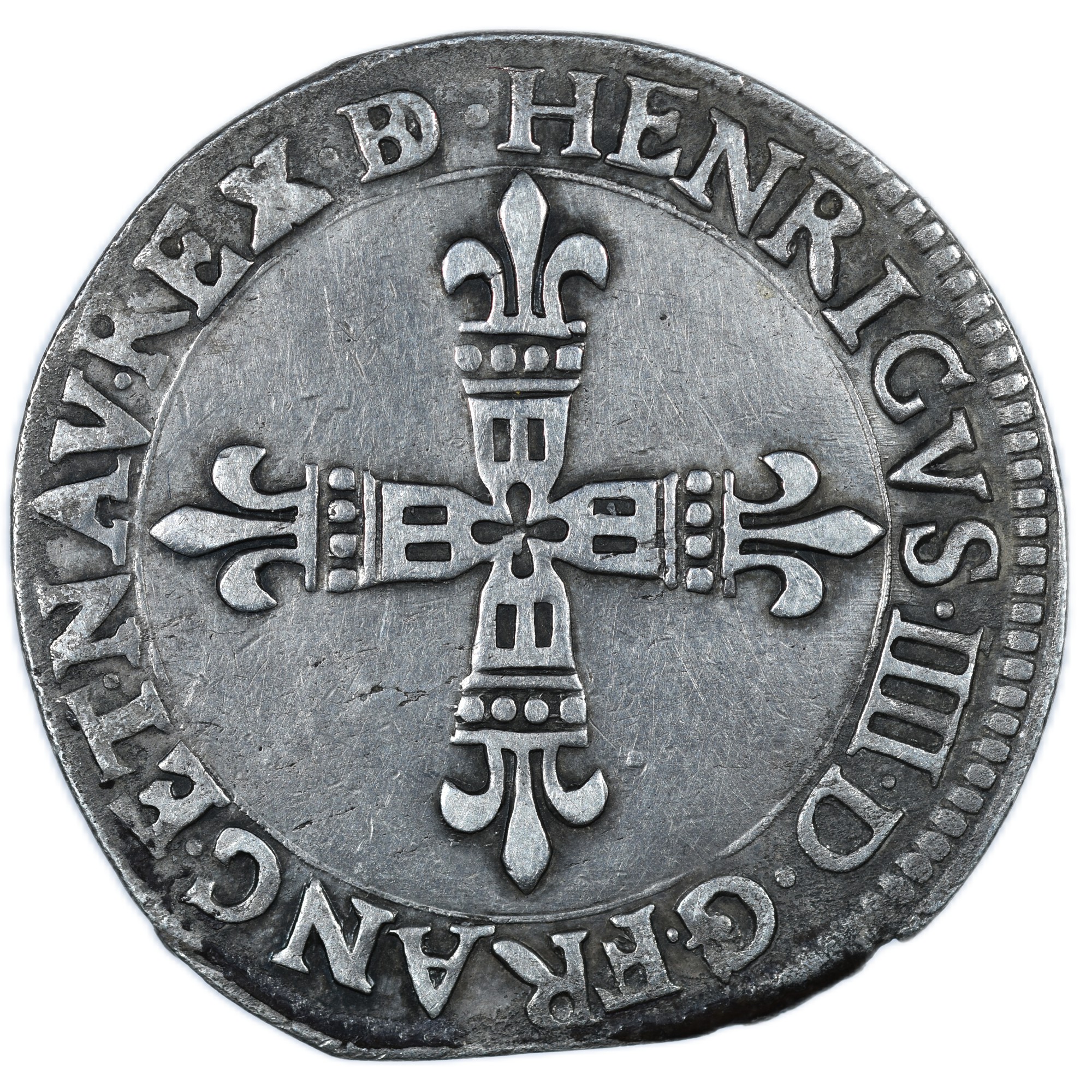 HENRI IV QUART 1606 REVERS