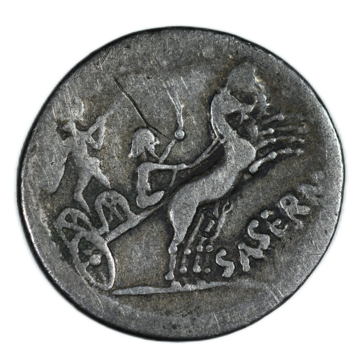 HOSTILIA SASERNA DENIER REPUBLIQUE VERCINGETORIX REVERS