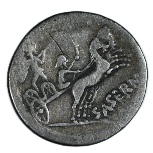 HOSTILIA SASERNA DENIER REPUBLIQUE VERCINGETORIX REVERS