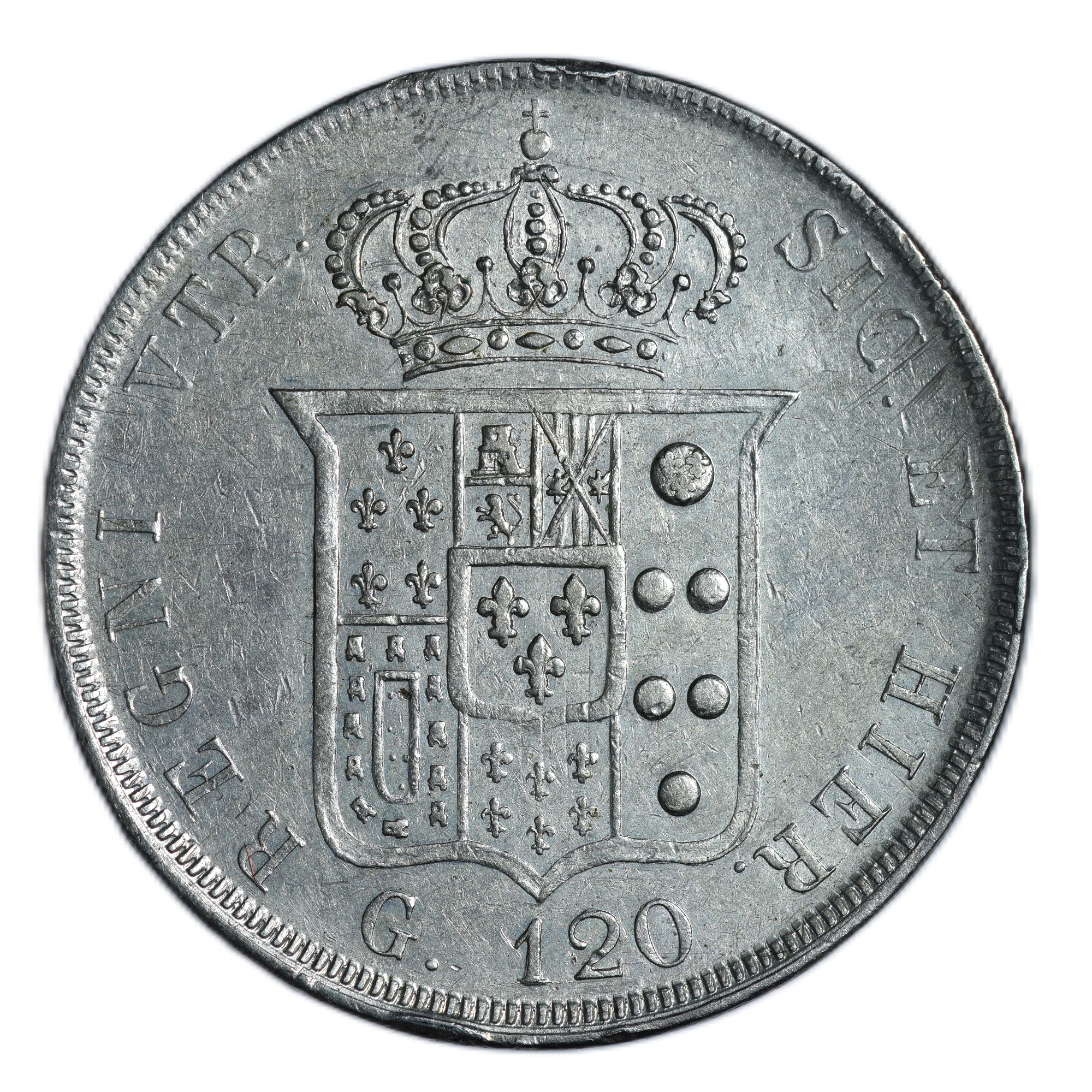 ITALIE 120 GRANA 1840 AVERS