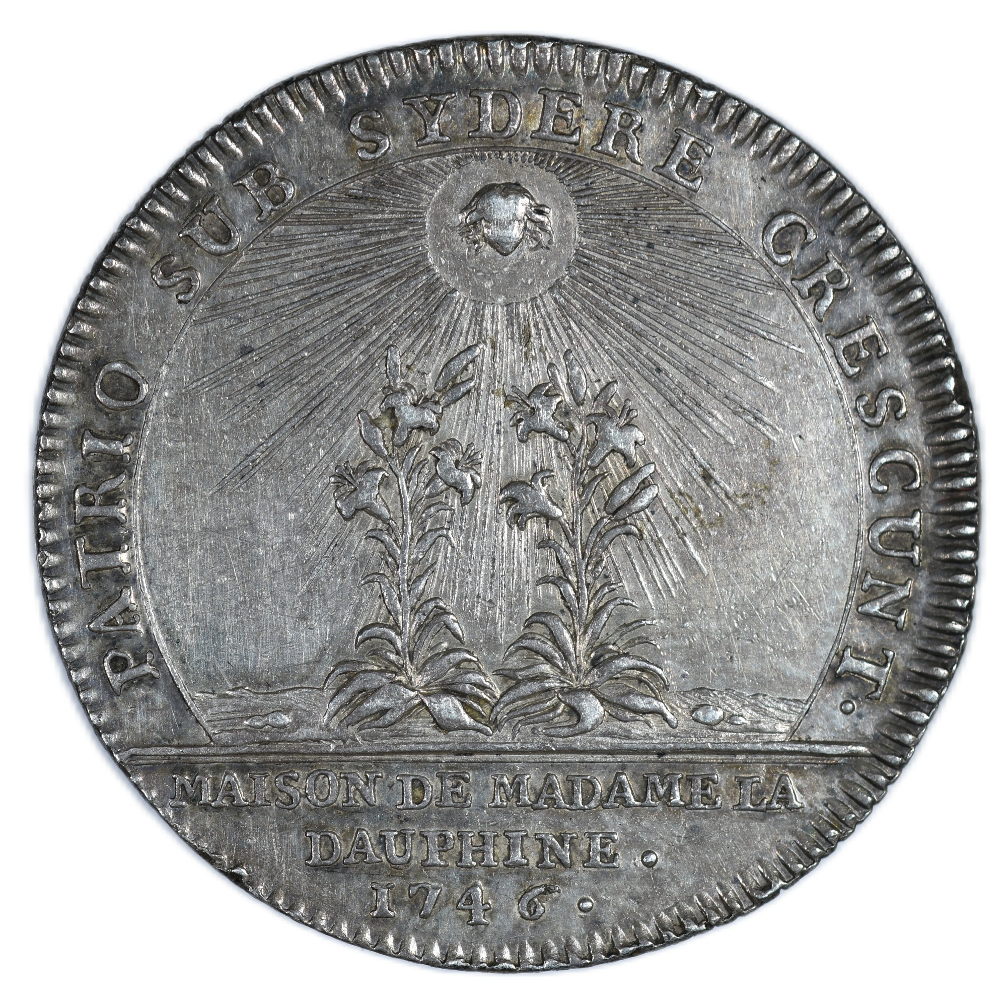 JETON DAUPHINE 1746 AVERS