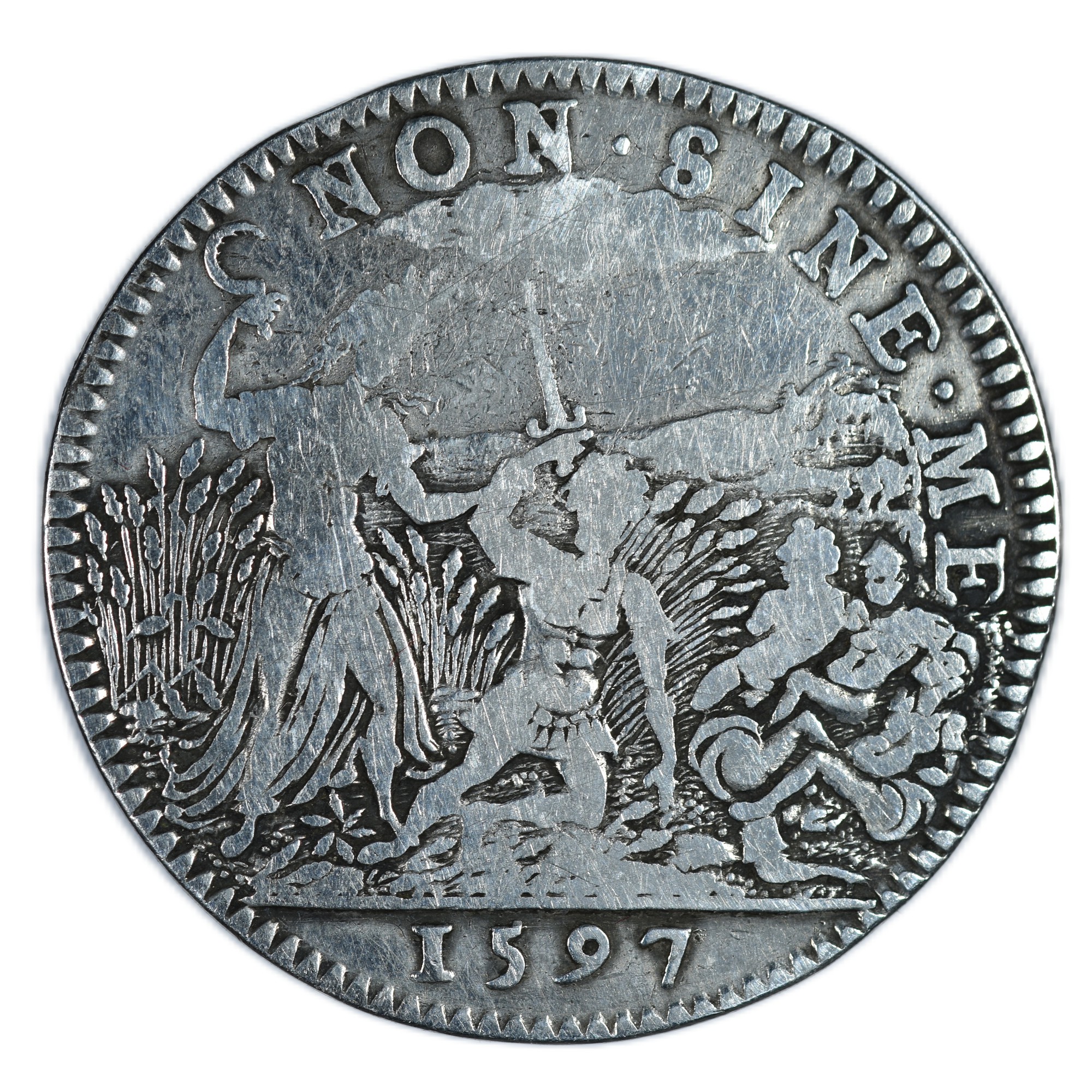 JETON HENRI IV 1597 AVERS