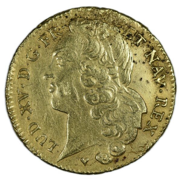 Louis XV - Double louis d'or au bandeau - 1759/46 Strasbourg - Rare