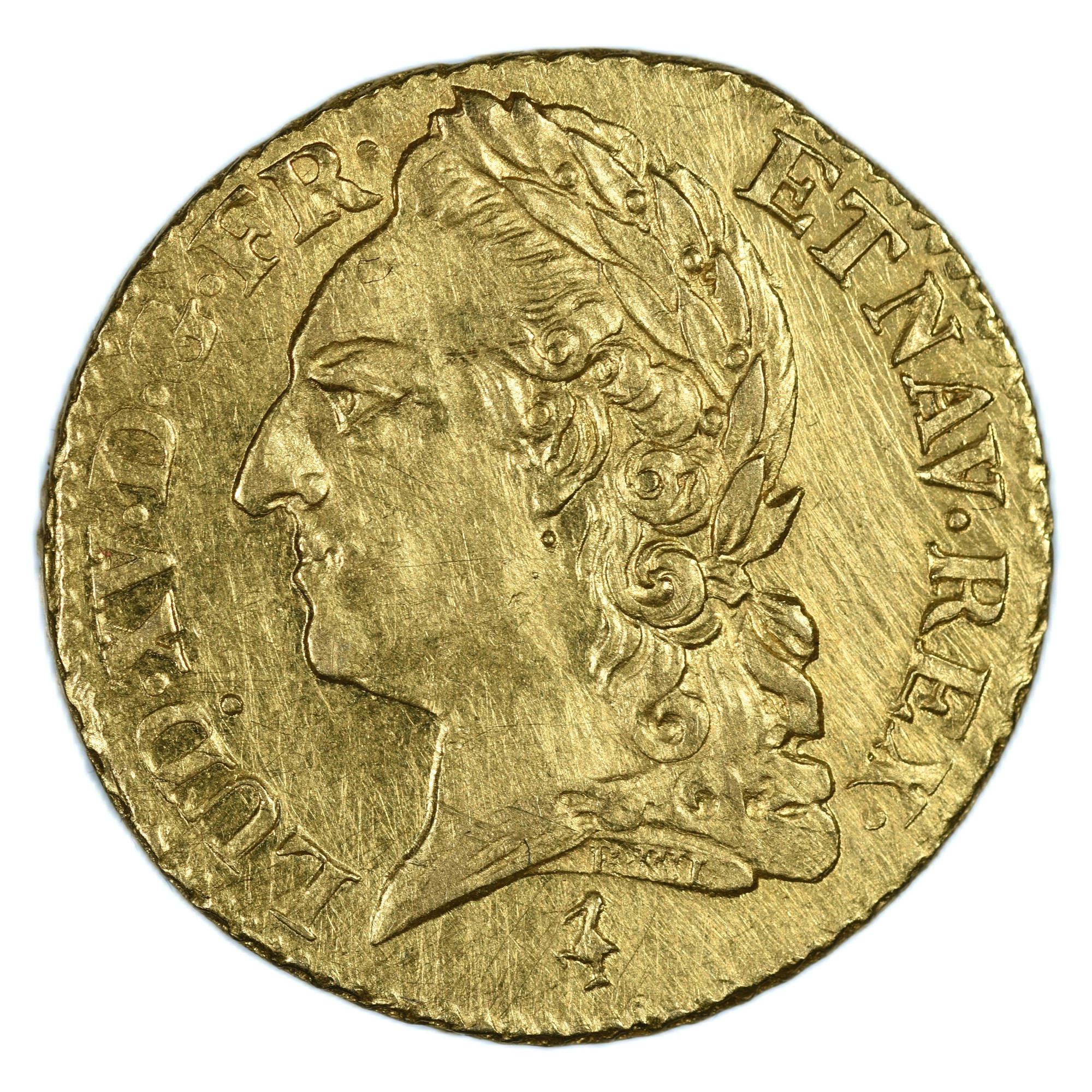 Louis XV - Louis or vieille tête - 1771 A - Paris