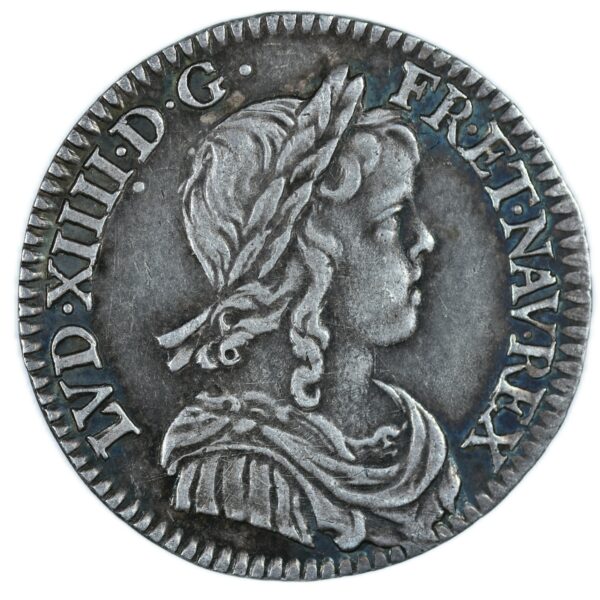 LOUIS XIV DOUZIEME 1646 PARIS AVERS