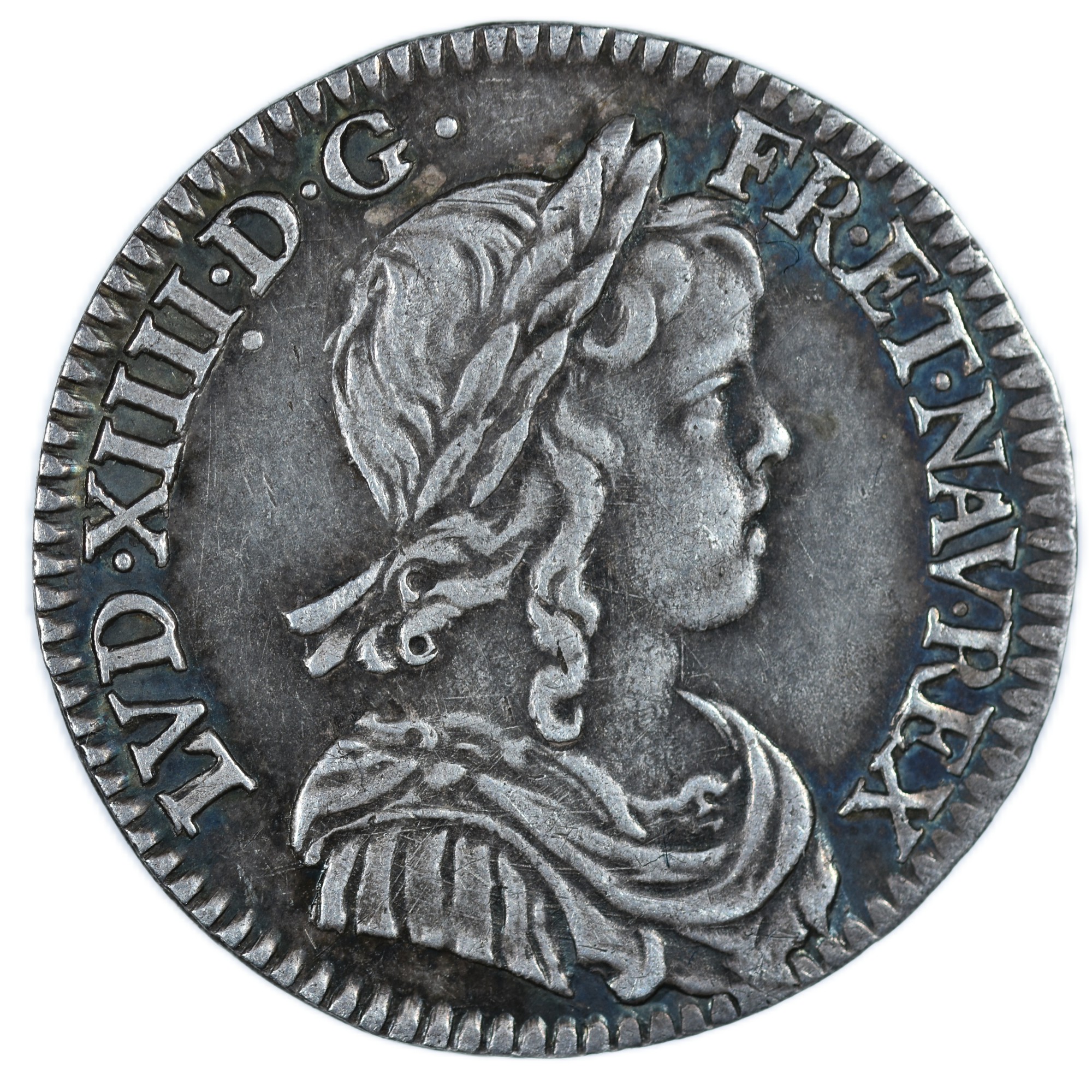 LOUIS XIV DOUZIEME 1646 PARIS AVERS