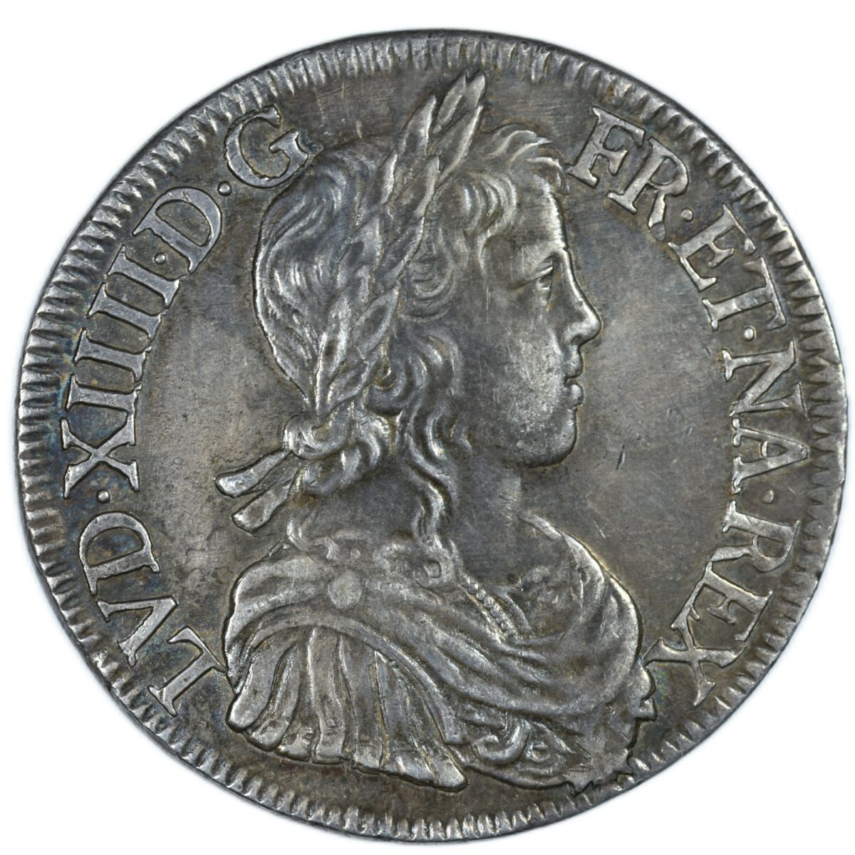 LOUIS XIV ECU 1648 BORDEAUX AVERS