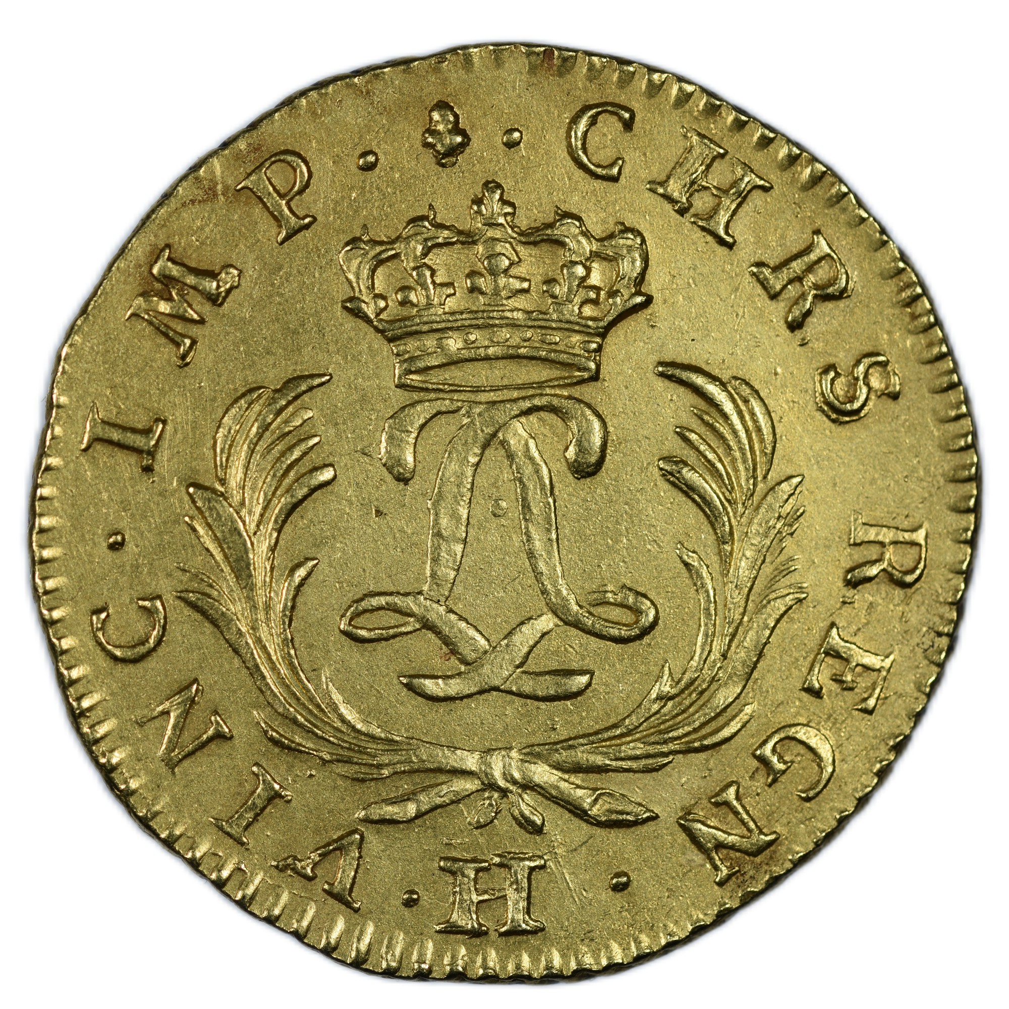 LOUIS XV MIRLITON 1724 LA ROCHELLE REVERS