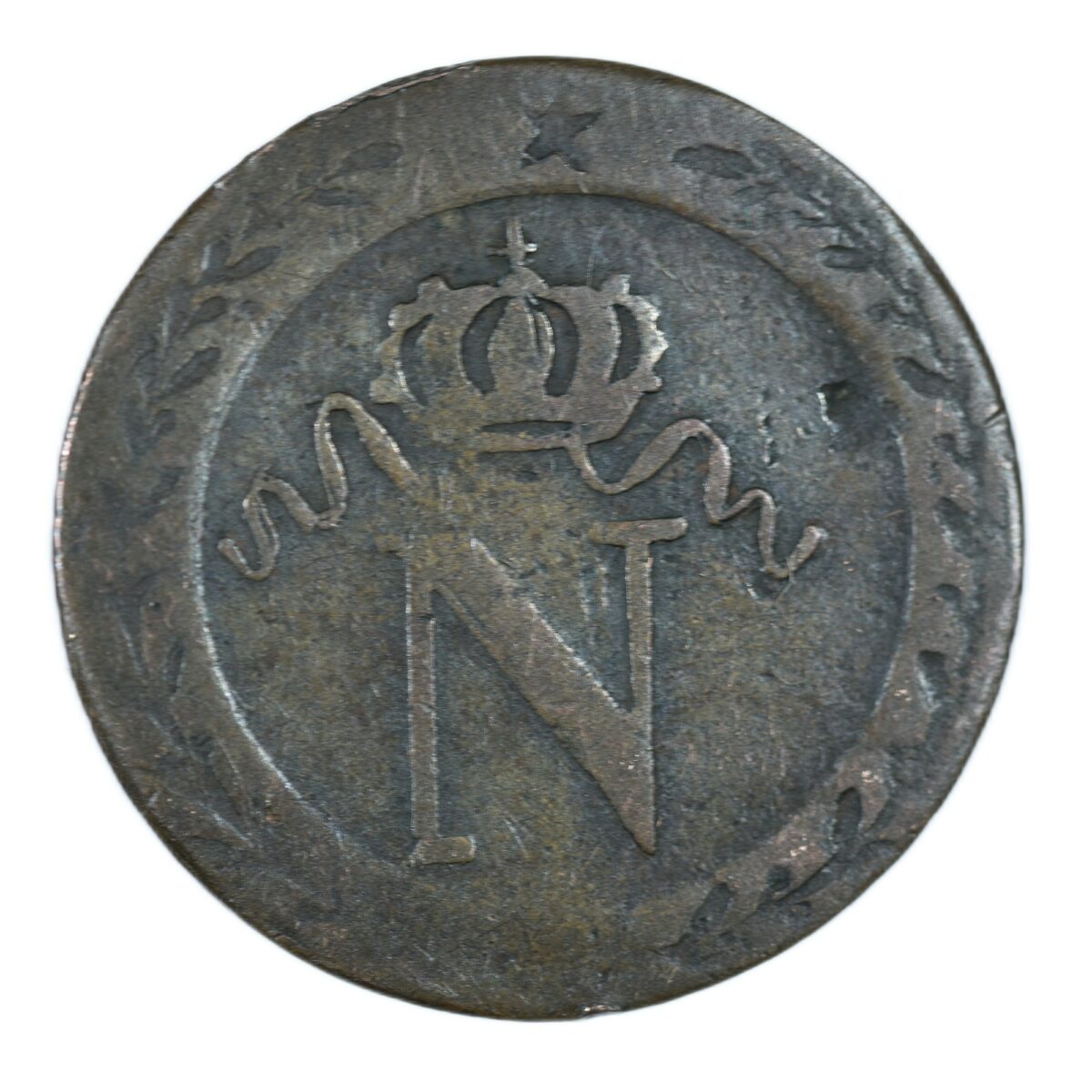NAPOLEON 10 CENTIMES 1808 PERPIGNAN REVERS