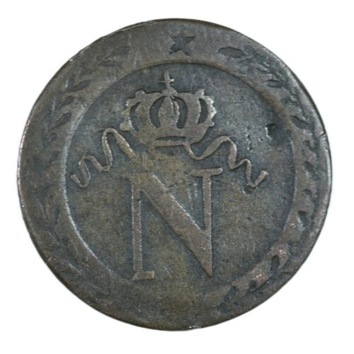 NAPOLEON 10 CENTIMES 1808 PERPIGNAN REVERS