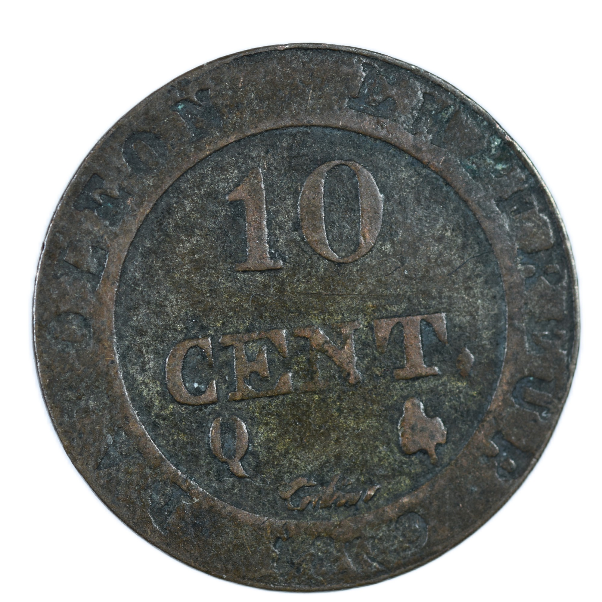 NAPOLEON 10 CENTIMES 1809 PERPIGNAN AVERS