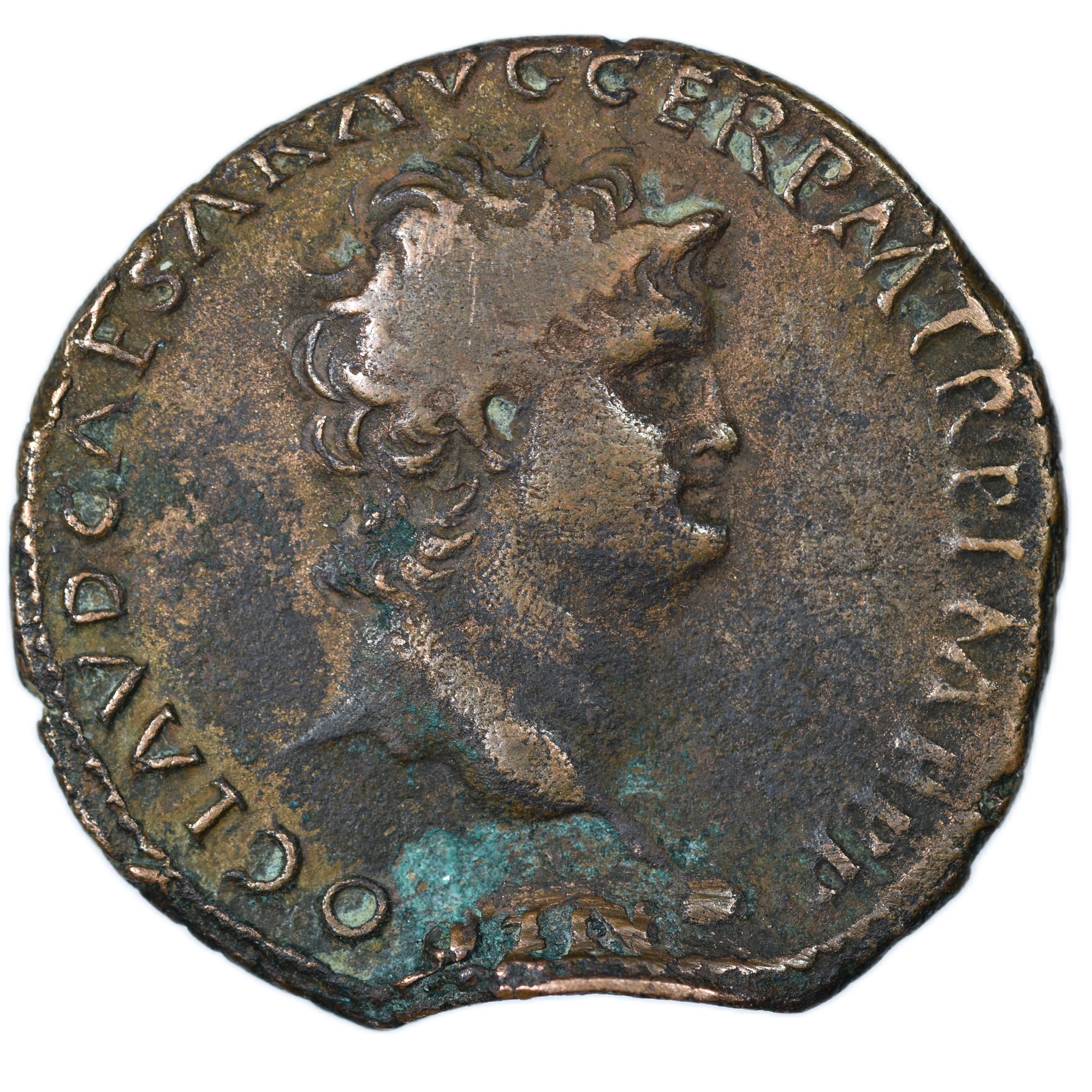 Rome Antique - Néron - As - Lyon Ara Pacis