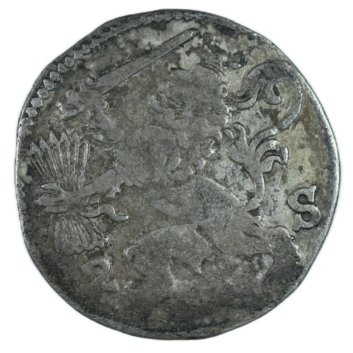 PAYS BAS 2 STUIVERS 1618 REVERS