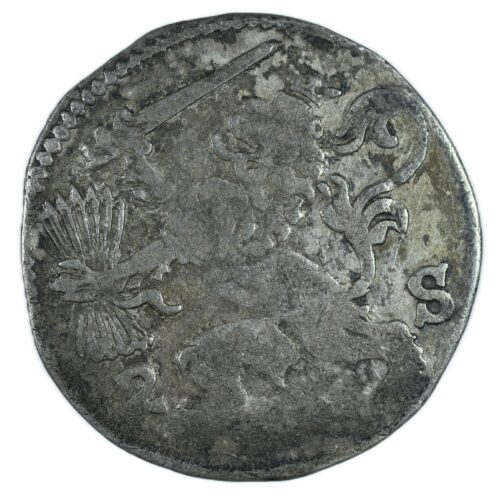PAYS BAS 2 STUIVERS 1618 REVERS