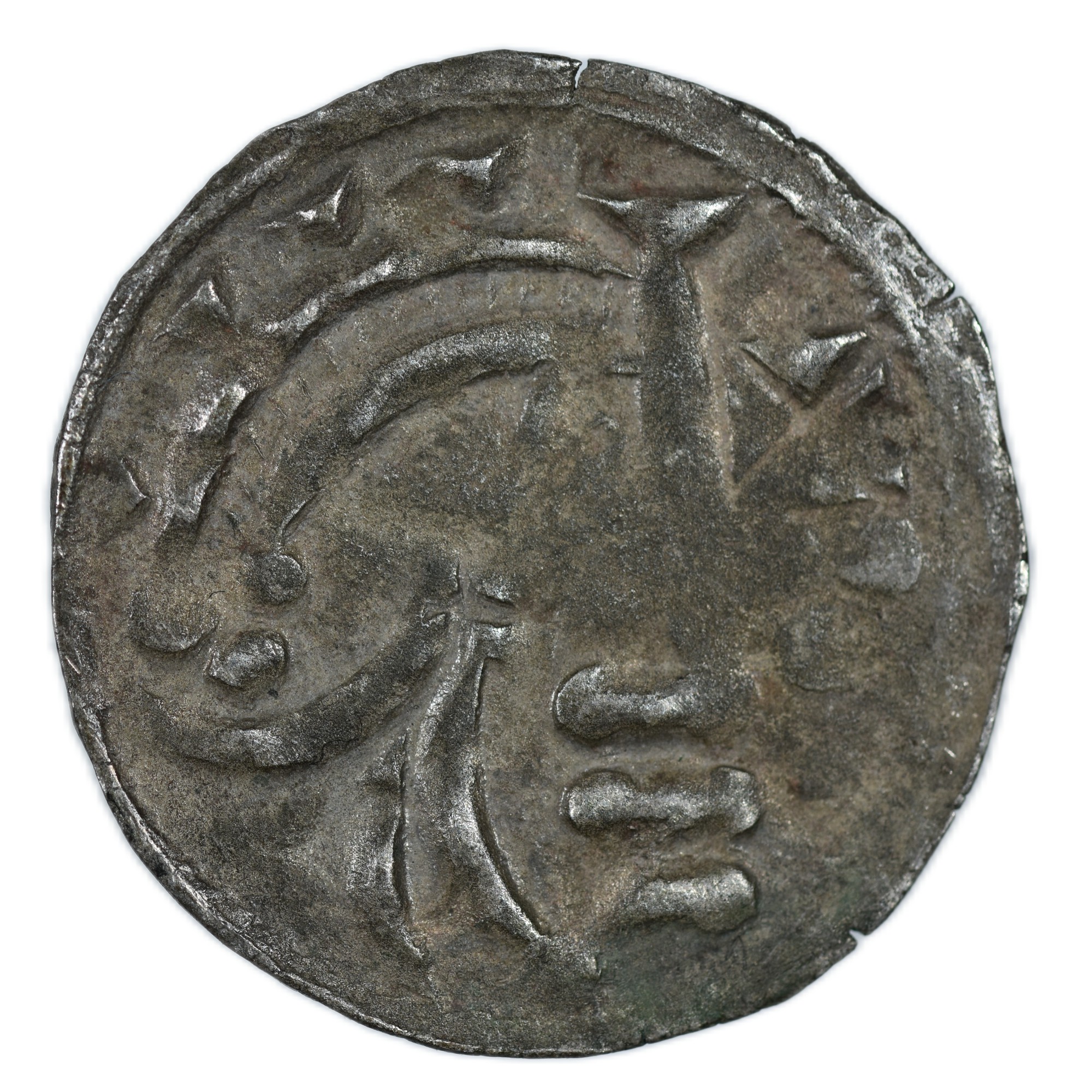 Féodales - Berry - Seigneurie de Celles- Denier type bléso-chartain - Robert Ier